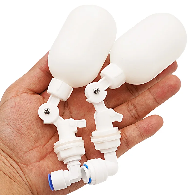 Mini Válvula de flotación de plástico ajustable, interruptor de Control de agua para torre de agua, tanque de agua, tazón de agua para ganado - imagen 3