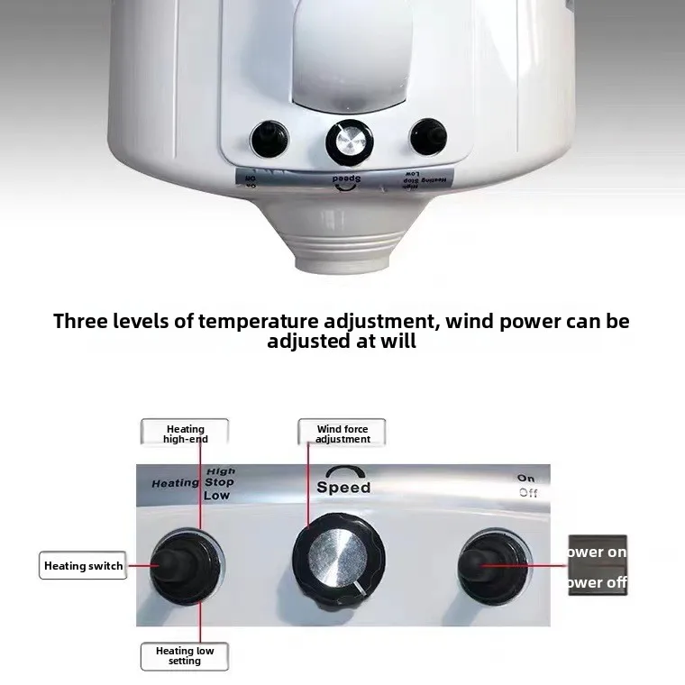 Soplador de agua de 2000W con doble motor para mascotas, secador de pelo grande para perros y gatos, secador de limpieza profesional para mascotas, suministros de máquina, accesorios - imagen 2