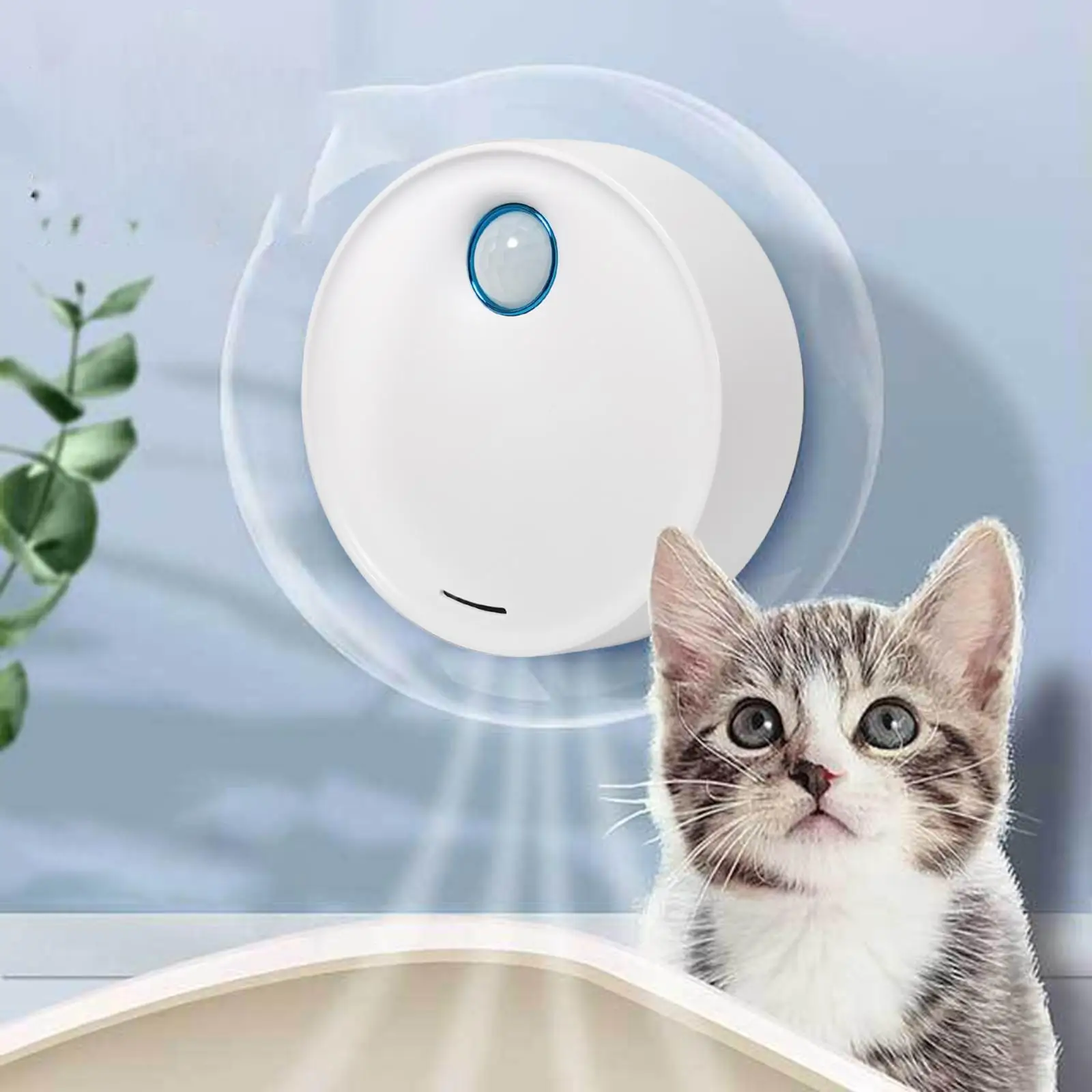 Cat Litter Odor Kitchen Bathroom Easy to Use Odor Removal Pet Odor Purifier Air