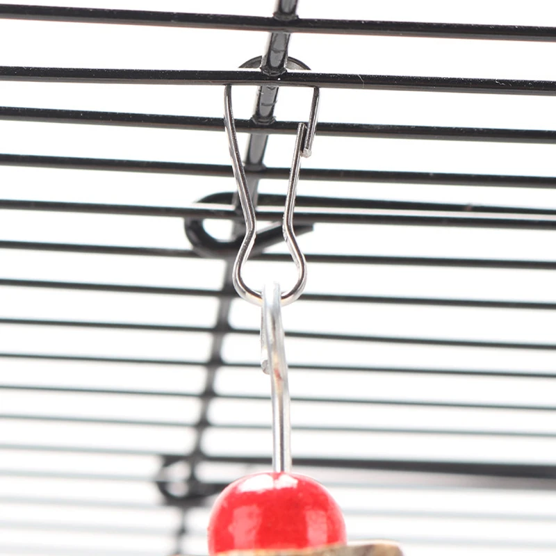 Juguete de madera Natural para loros y pájaros, juguete para masticar loros de madera, cartón para masticar, destruir pájaros, decoración de jaulas para pájaros, suministros para pájaros D9252 - imagen 3