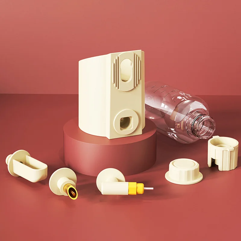 Bebedero colgante para loros, dispensador automático de agua para animales pequeños, bebedero transparente para pájaros y hámster, accesorios para jaulas de pájaros, 200ml