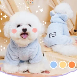 Mono cálido para perro, ropa de invierno para mascotas, ropa para Chihuahua, abrigo de lana para perro, disfraz de cuatro patas para cachorro y gato, pijamas para perro Bulldog Francés