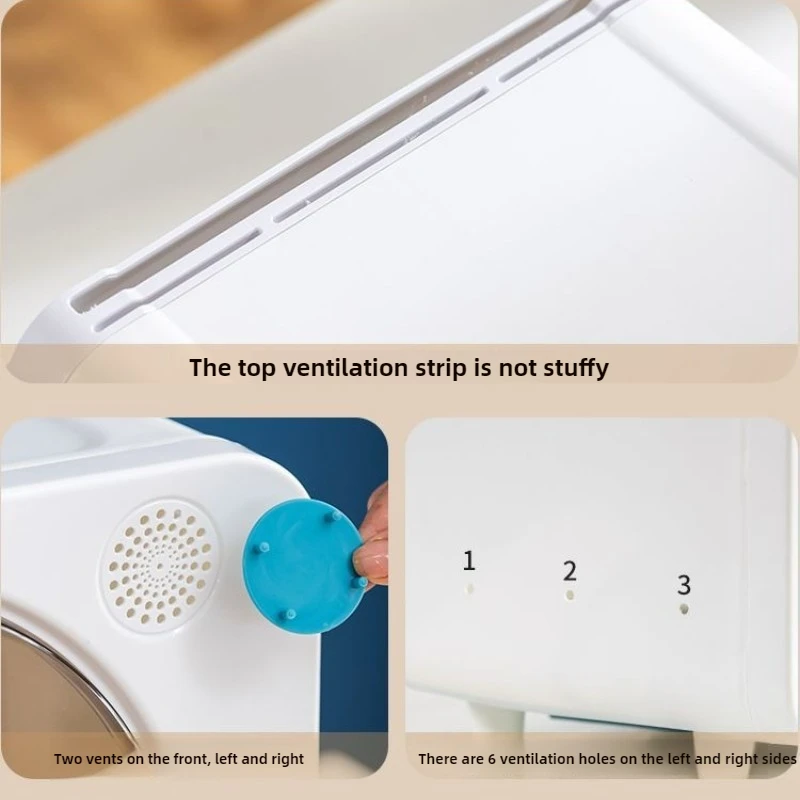 Caja aislante para loros, temperatura ajustable, portátil, transparente, visible, visualización de pollitos jóvenes, caja para incubar caliente, jaulas para pájaros - imagen 4