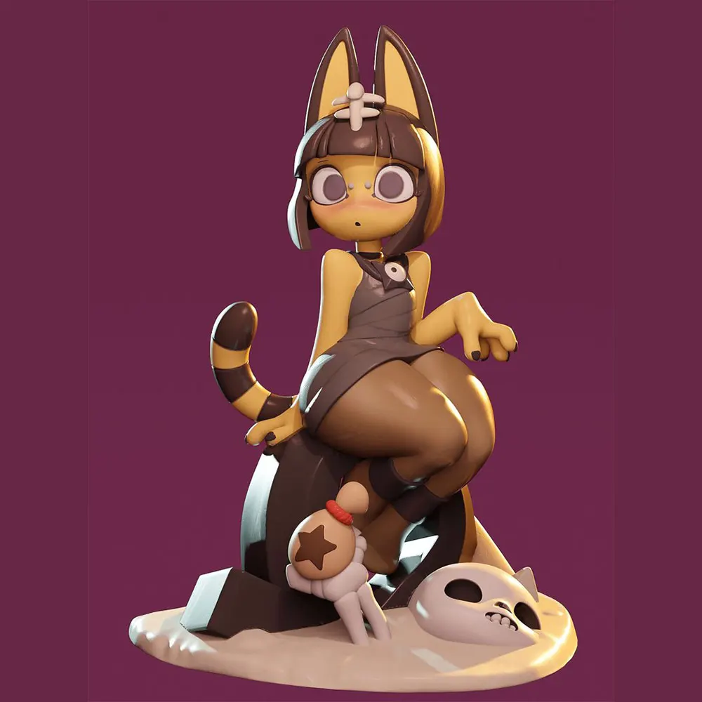 Figura estatua anime 3D desmontable sin montar ni pintar - imagen 2