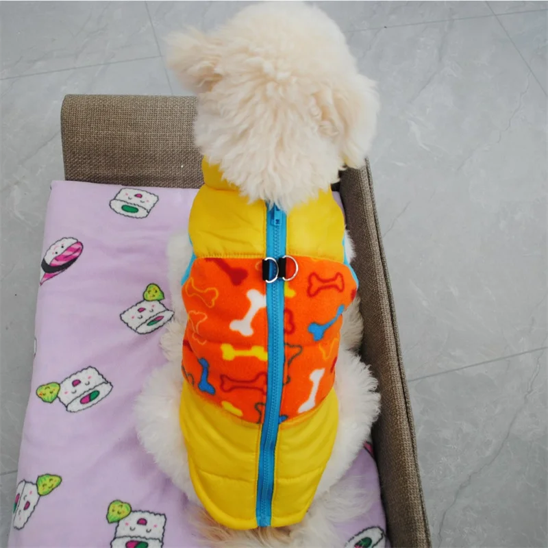 Chaleco cálido para perro, chaqueta de invierno sin mangas, disfraz, ropa para mascotas para perros pequeños, Chihuahua Yorkie, cachorro, Abrigo acolchado de algodón, ropa XXL