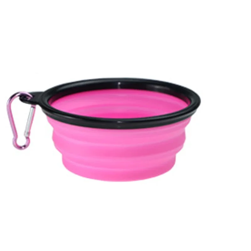 Pink Folding Bowl