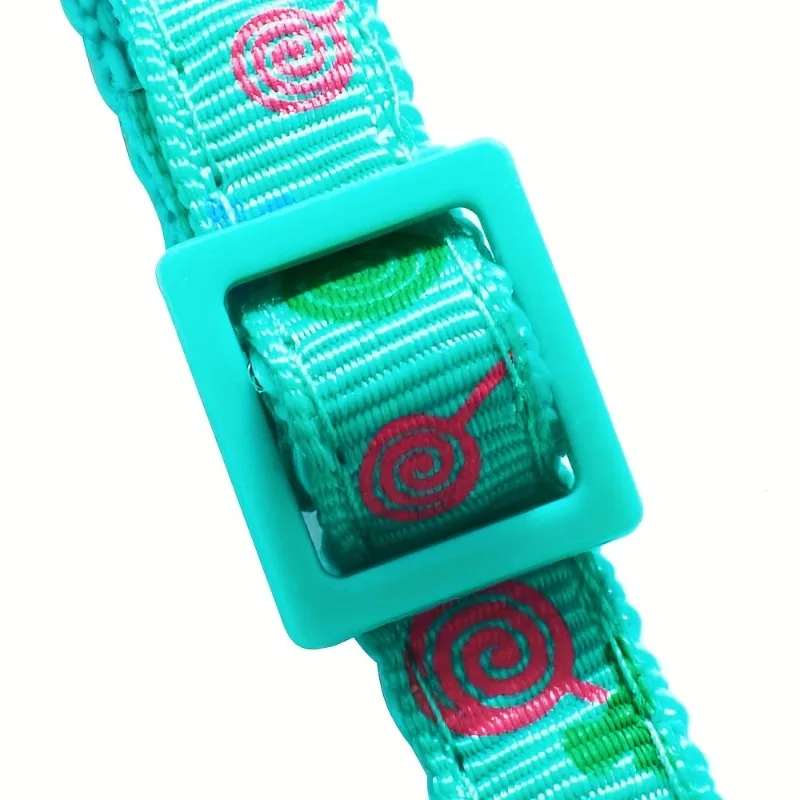 Collar de gato grabado antipérdida con campana, estampado de piruleta, etiqueta de identificación de nombre personalizada, accesorio personalizado para productos para mascotas - imagen 3