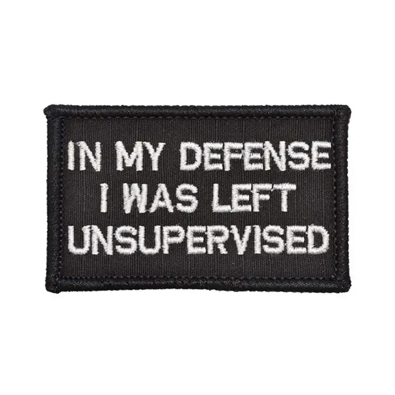 Parche bordado de calavera, pegatina con eslogan militar genial, apliques, parches tácticos para operador del ejército - imagen 4