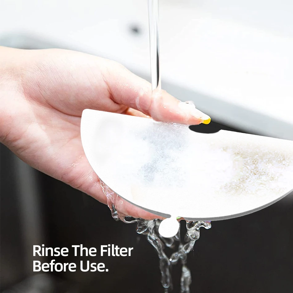 ROJECO-filtro de fuente de agua solo para gatos dobles, filtros reemplazables para bebederos de gatos, filtros purificadores de agua para mascotas - imagen 5