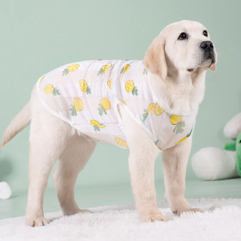 Camiseta estampada para perros grandes, camiseta suave para perros, ropa transpirable para mascotas, adecuada para perros medianos y grandes - imagen 3