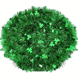 Guirnalda San Patricio con tréboles - Decoración festiva para casa de mascotas