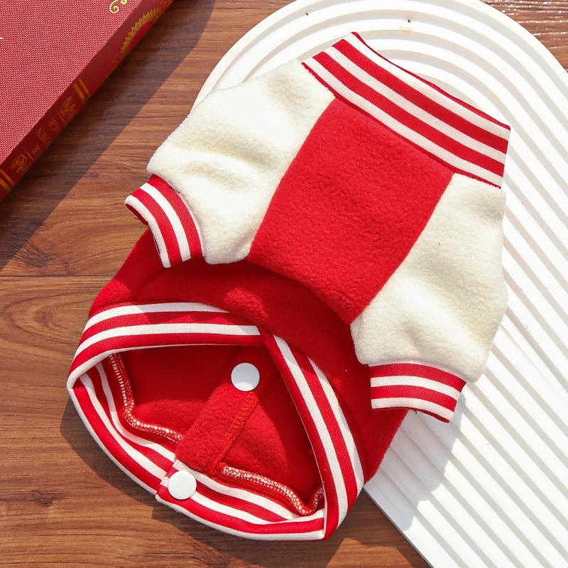 Ropa para perros, abrigo con capucha con anillo en D y botones de invierno para perros pequeños y medianos, Chiwawa Shih Tzu, ropa de manga larga, chaqueta para cachorros XS - imagen 3