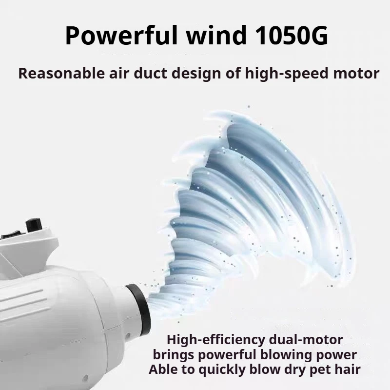 Secadores de pelo para perros grandes de doble Motor, montaje en pared, máquina secadora profesional para perros, secadores de baño portátiles para mascotas, equipo de aseo - imagen 3