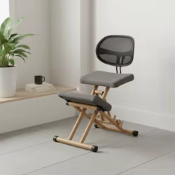 Silla ergonómica para rodillas con acolchado grueso y regulable altura