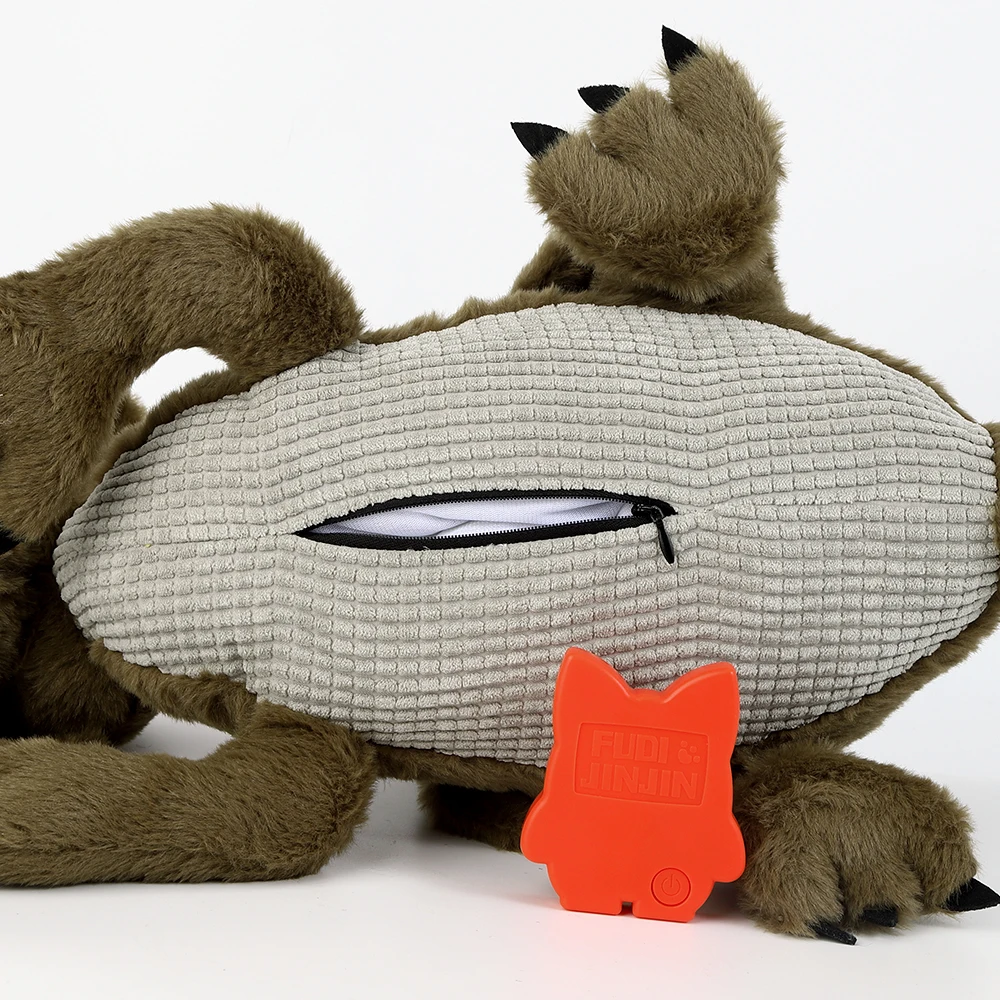 Juguete de latido del corazón para cachorros, ayuda de entrenamiento para comportamiento de cachorros, ayuda para dormir y alivio de la ansiedad, juguete de peluche inteligente para mascotas