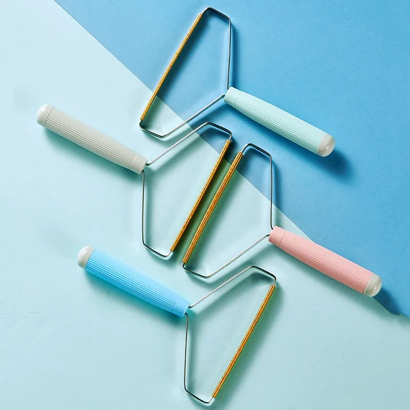 Cepillo removedor de pelo de mascotas, mango cómodo, peine de acero inoxidable para el cuidado de mascotas, recogedor de pelo de perros, cepillos de afeitadora - imagen 5