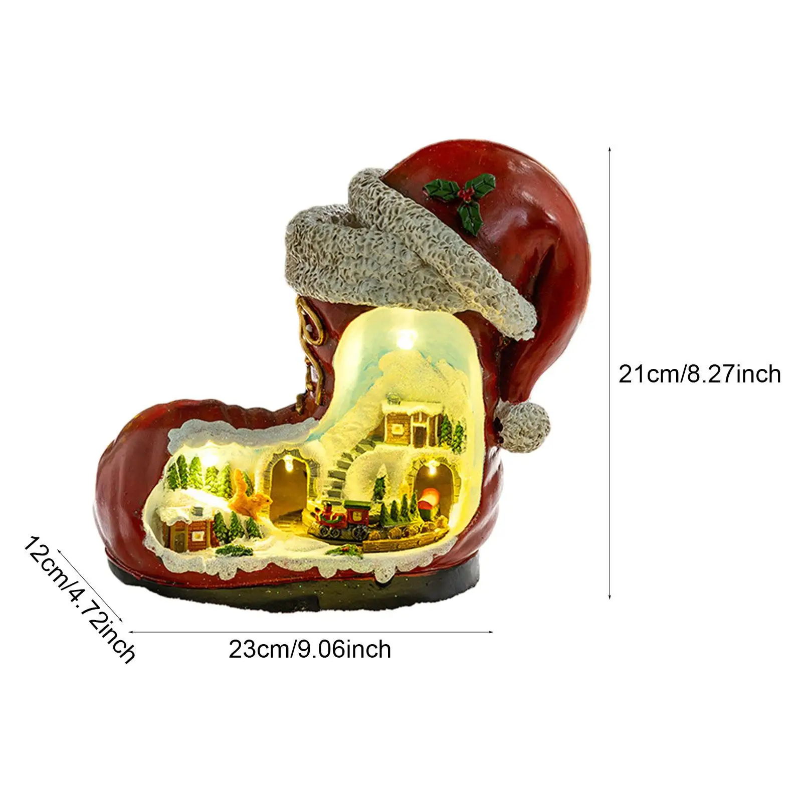 Christmas Music Box Rotating Train Creative for Kids Women Sculpture Seasonal Christmas Music Box Rotating Train Creative for Kids Women Sculpture Seasonal