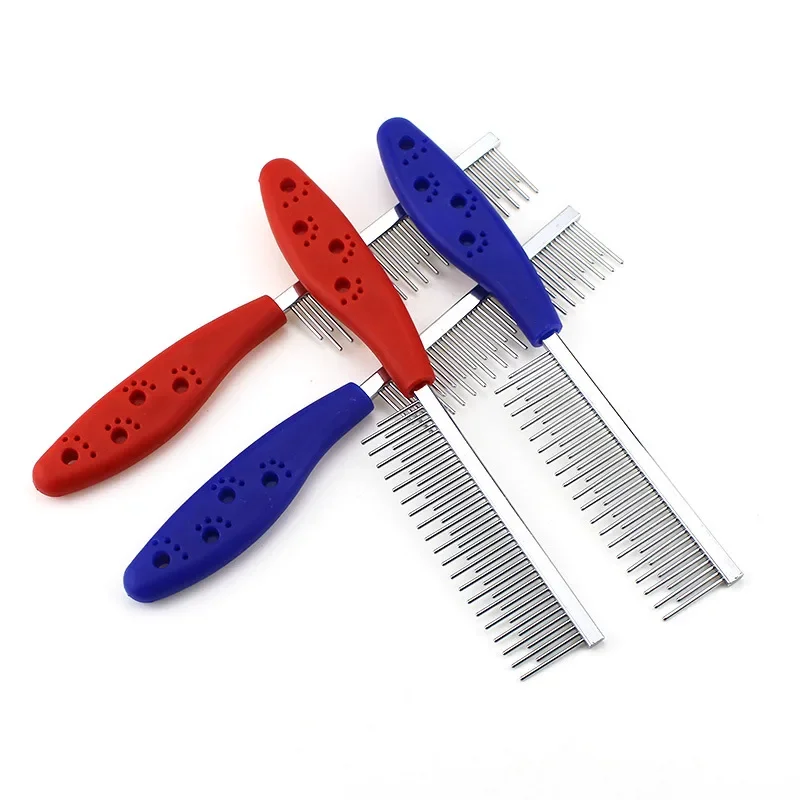Recortador de pelo para mascotas, peine de Aseo para perros y cachorros, cepillo de eliminación de acero inoxidable, herramienta de limpieza - imagen 4