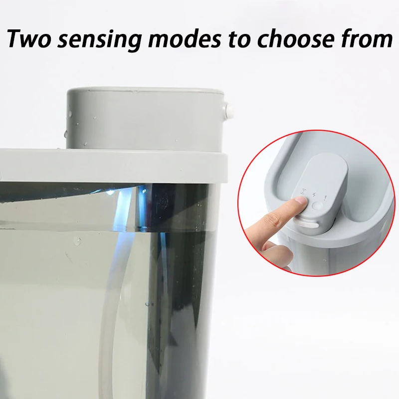Dispensador de agua inalámbrico para mascotas, fuente de agua con detección inteligente para mascotas, filtración de circulación automática, suministros para bebederos para gatos, 2200ML - imagen 5