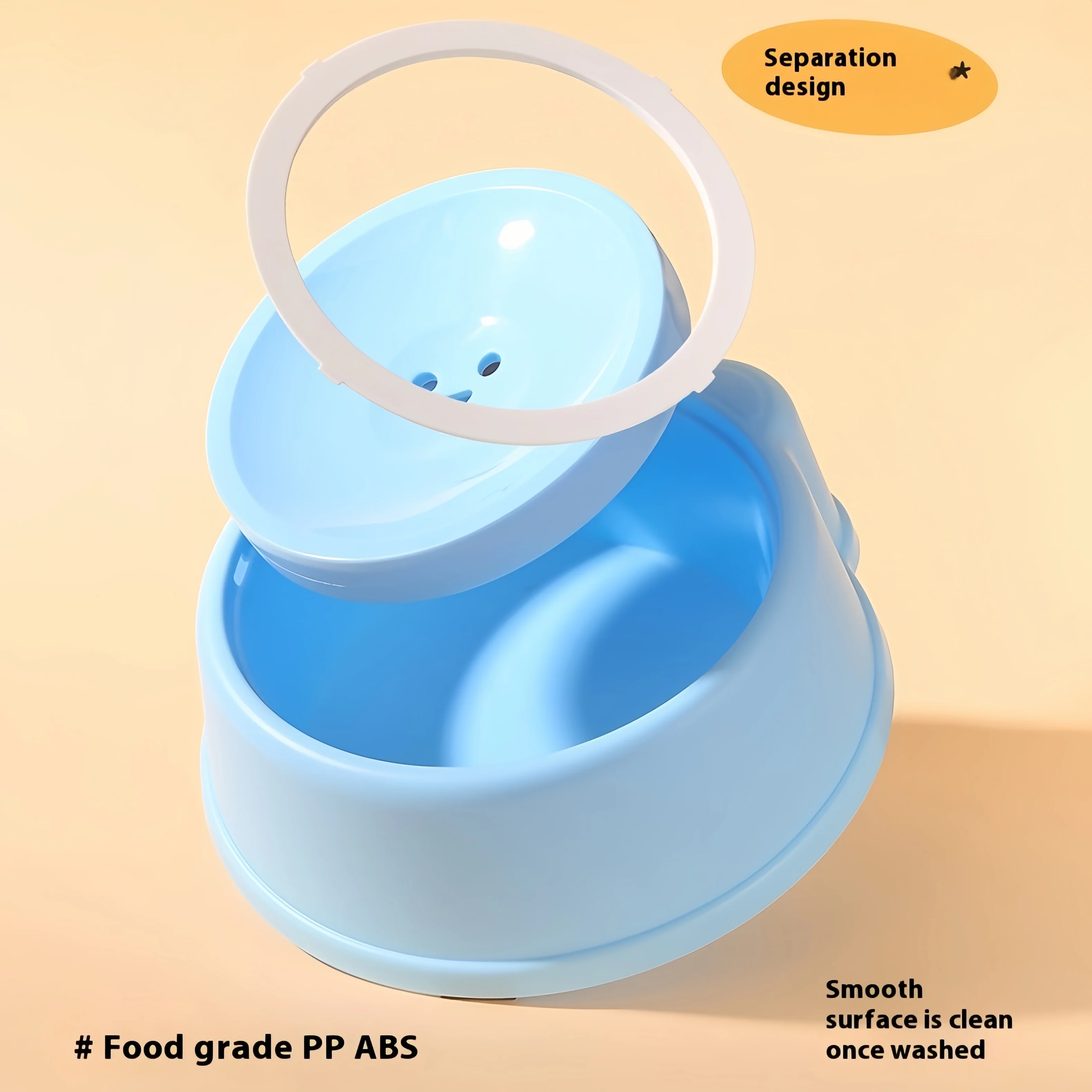 Cuenco antisalpicaduras para mascotas, cuenco de agua para perros, bebedero de gran capacidad, bebedero flotante para perros, boca no humedecido, cuenco para gatos - imagen 4