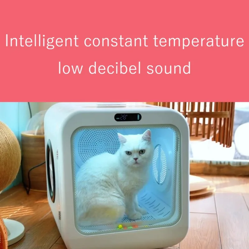 Secadora automática inteligente para gatos y perros pequeños