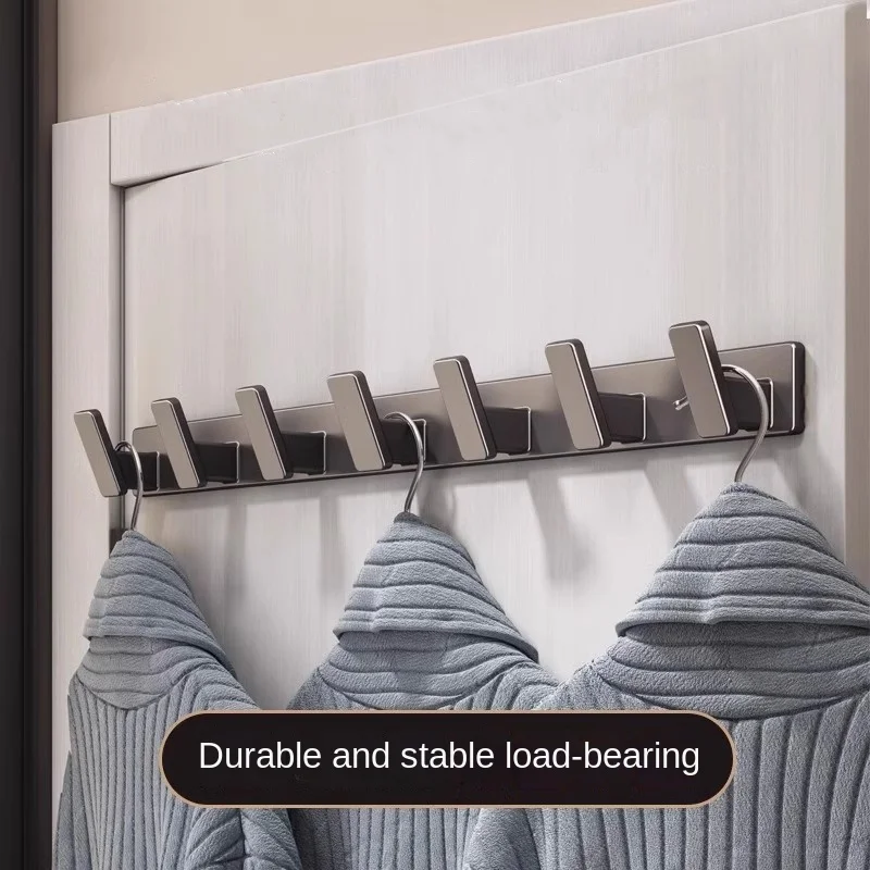 Gancho de pared para ropa, colgador de toallas de baño adhesivo sin taladro, fácil de instalar, gancho de pared para ahorro de espacio, gancho para ropa trasera de puerta práctico - imagen 3