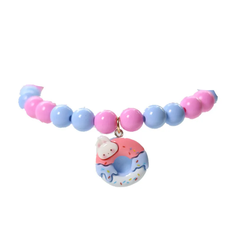 Collar de perlas con diseño dónut para perros y gatos – Joyería - imagen 5