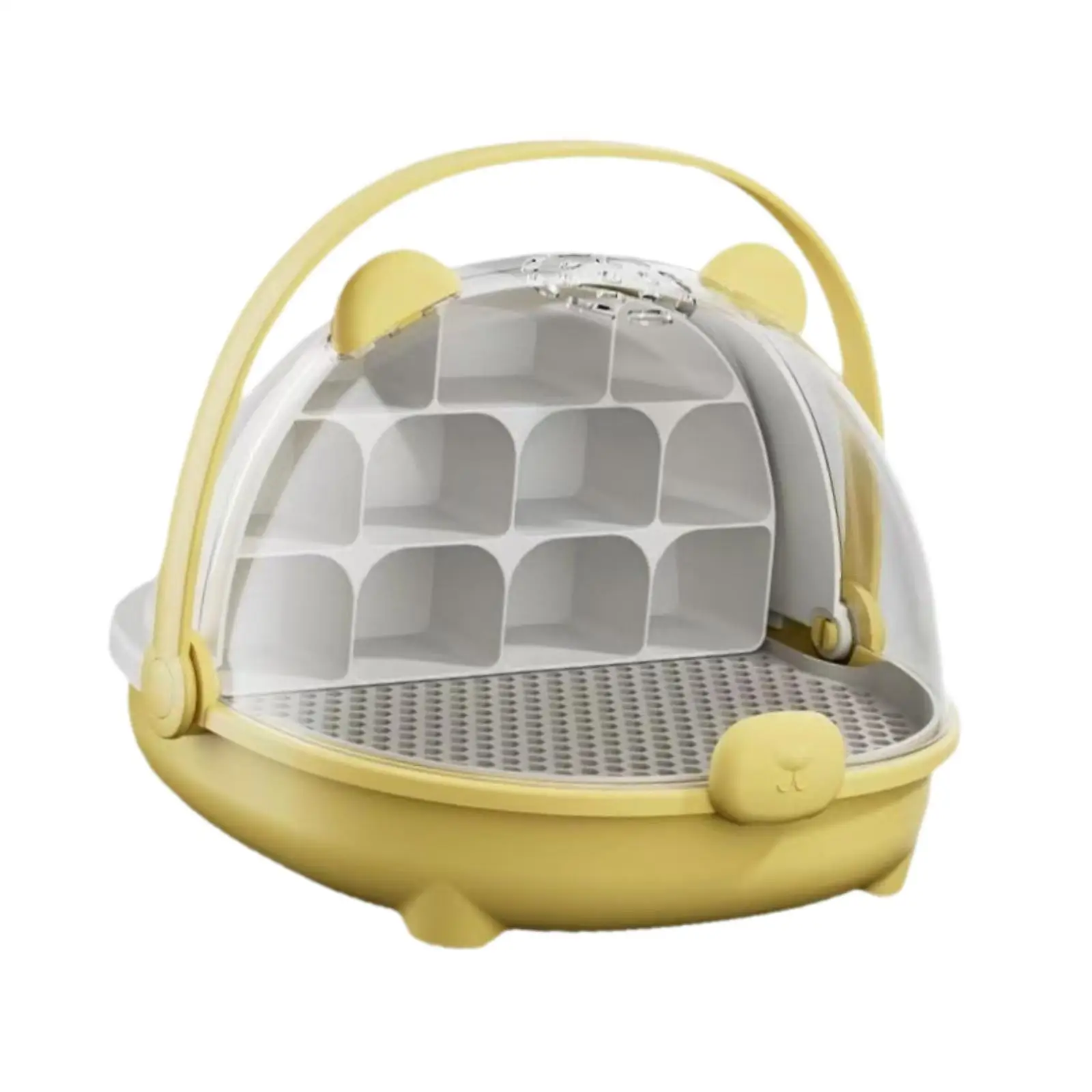 Silkworm Breeding Box for Silkworms Turtles Transparent Reptile Feeding Box