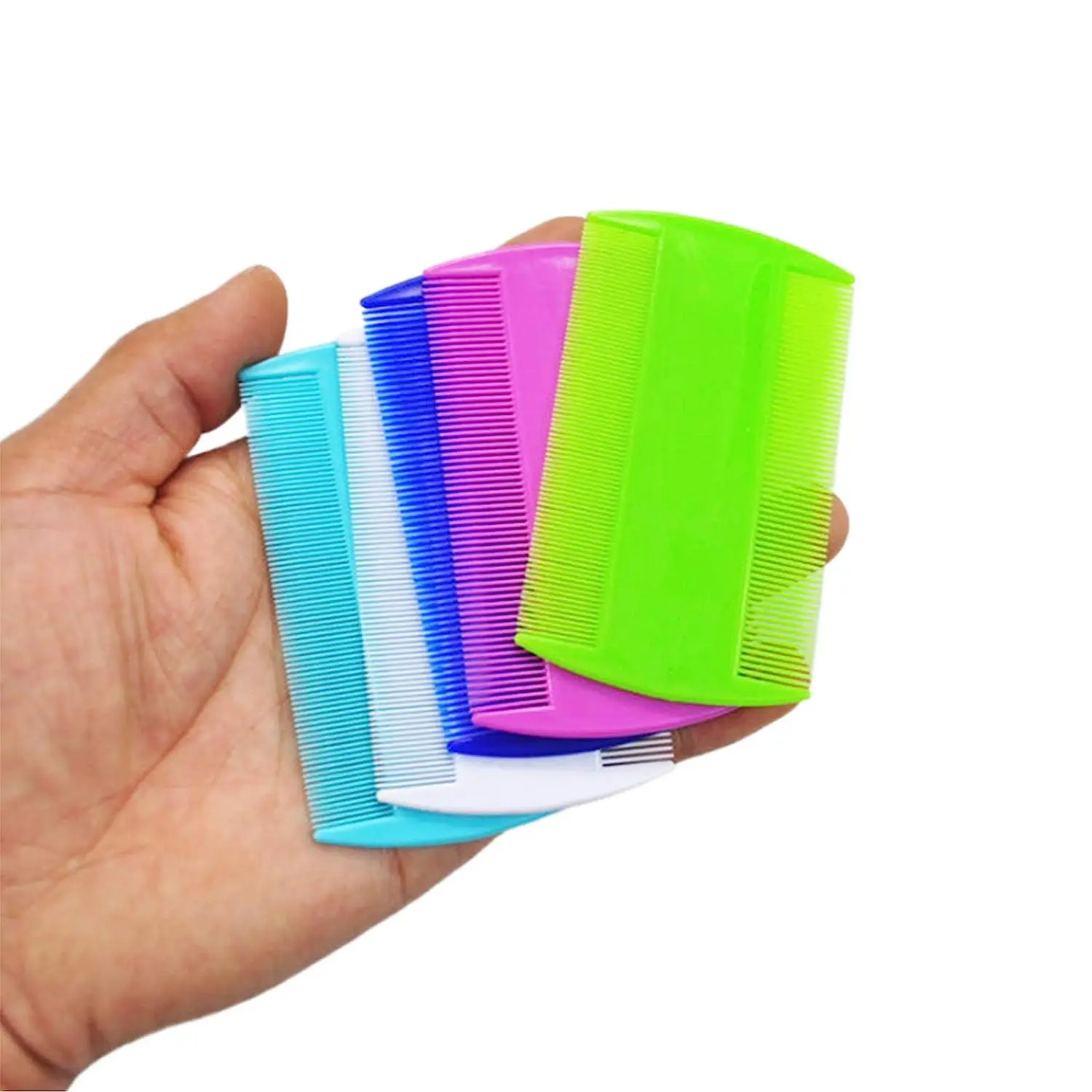 Cepillo para pulgas para gatos, peine para piojos y pulgas para perros, peines de pelo de dientes finos de doble cara para estilismo para el cuidado de mascotas, suministros de accesorios para gatos - imagen 5