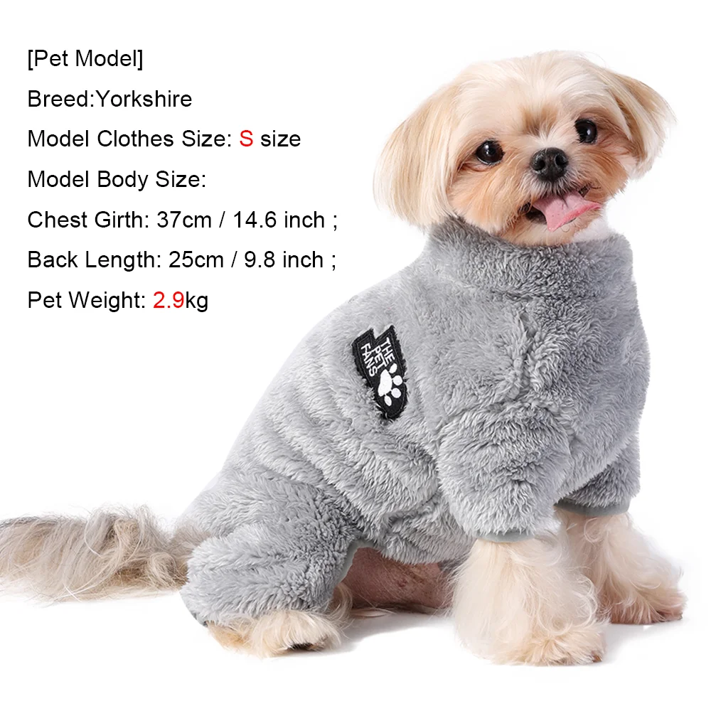 Abrigo de forro polar para perros pequeños – Cremallera y anillo para Chihuahua - imagen 5