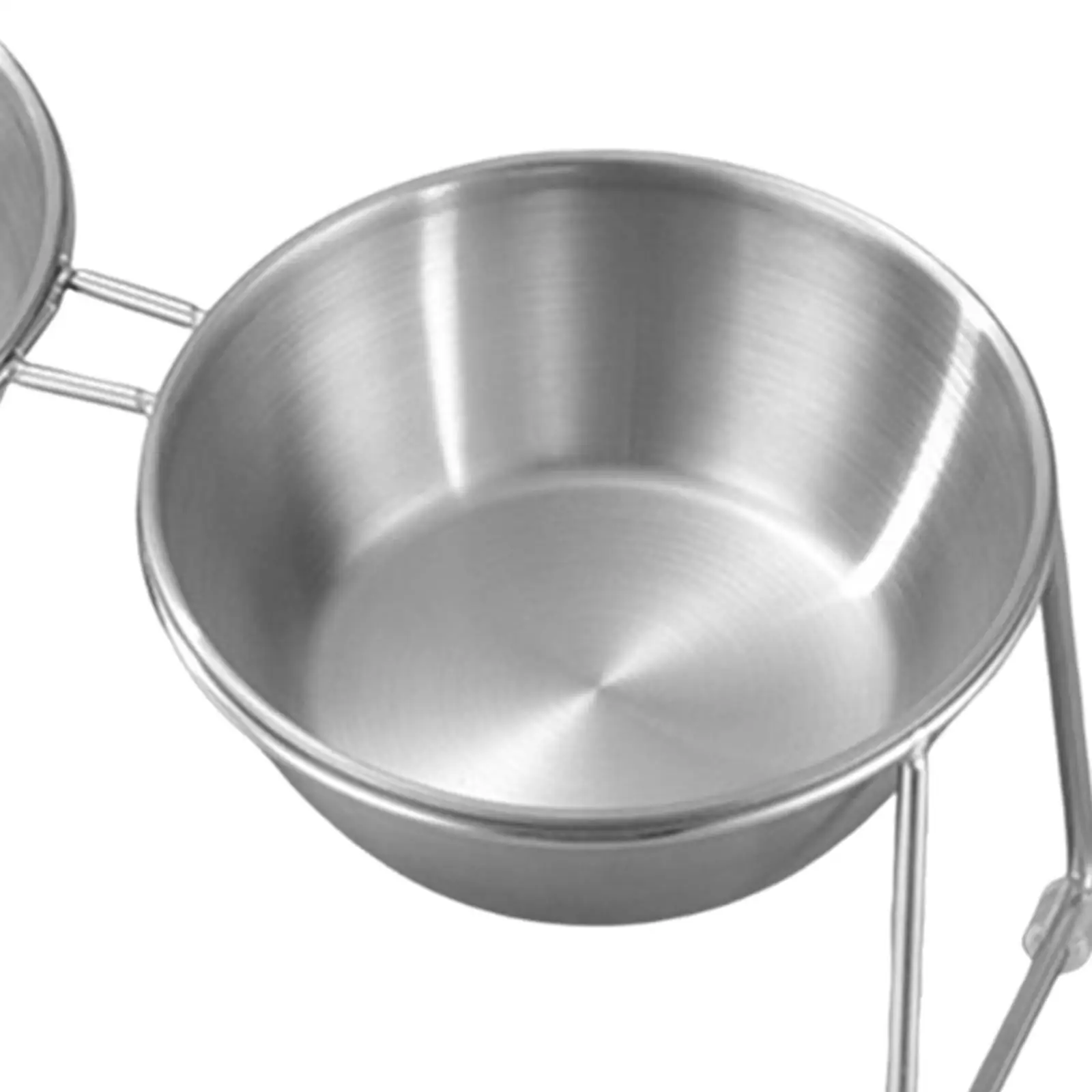 Cat Bowl Tilted Decor with Stand Elevated Pet Feeder for Indoor Outdoor Home