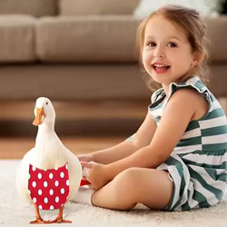 Pañales elásticos lavables con lazo para pollos y patos domésticos