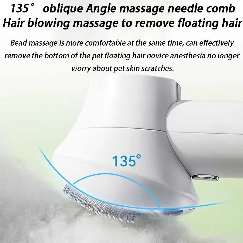 Secador de pelo inteligente sin ruido para mascotas, equipo de aseo profesional, accesorios para Chihuahua, suministros para el cuidado del cabello de gatos - imagen 4