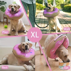 Collar isabelino inflable para perros y gatos – Recuperación postoperatoria