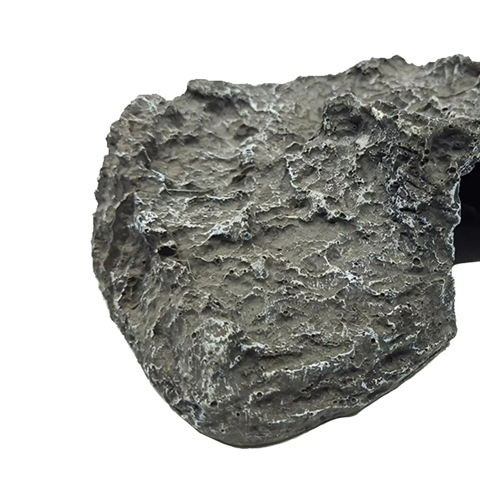 Simulate Moss Rockery Stone Reptile Hiding Cave Snake Turtle Hide Rest Fish Tank Landscaping Aquarium Decor