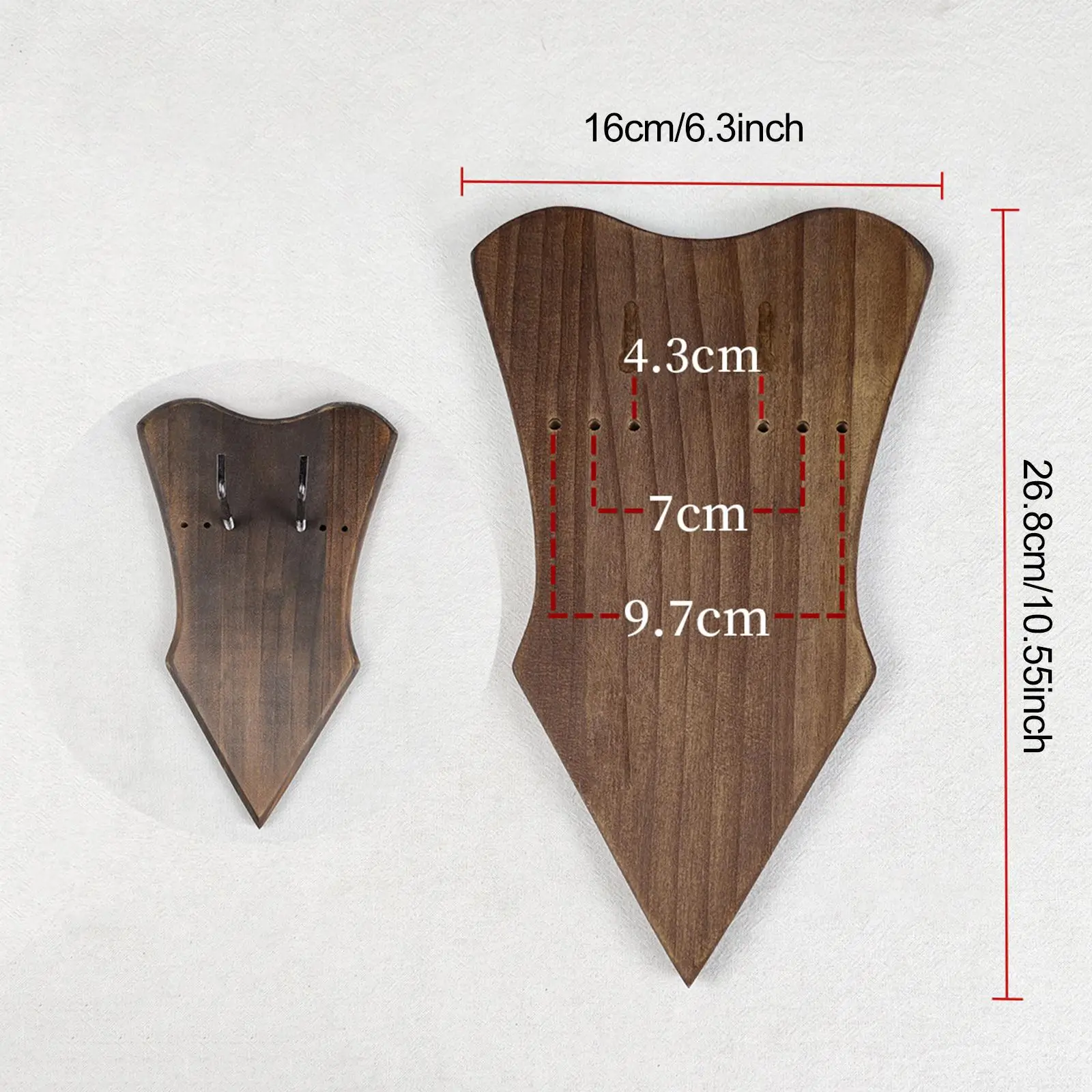Sword Stand Hanging Board Wooden Sword Wall Mount for Housewarming Gift
