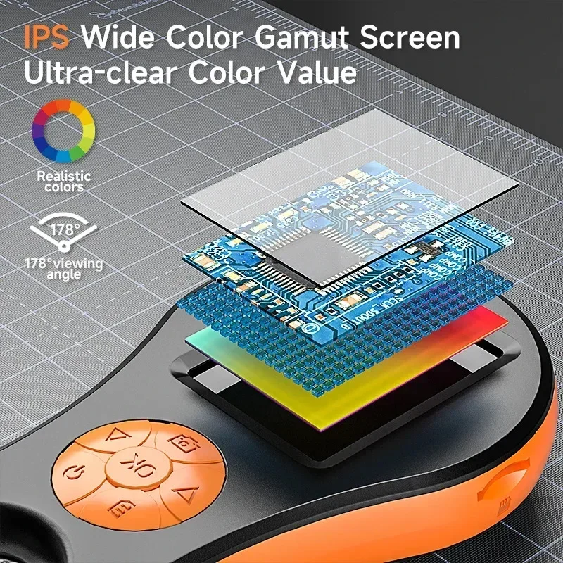 Lupa Digital IPS de 2,0 pulgadas, microscopio portátil HD de mano, lupa para reparación electrónica, herramientas de verificación de joyería - imagen 3