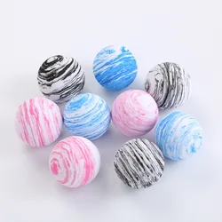 Pelota de juguete EVA para gatos con textura galaxia