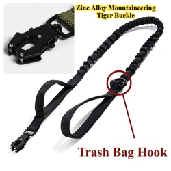 Correa táctica para perros, plomo de entrenamiento resistente, cuerda de tracción a prueba de explosiones para perros de razas grandes, plomo ajustable para caminar al aire libre