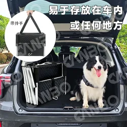 Rampa plegable de aluminio para perros portátil en coche y exterior