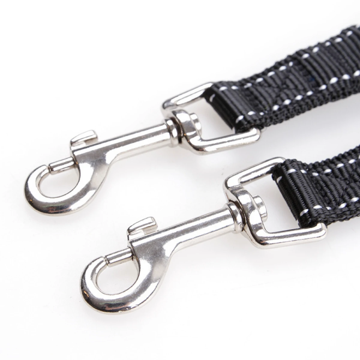 Correa para perro, cuerda para perro de doble cabeza, cuerda para tirar de perro de doble cabeza, cuerda de remolque retráctil, amortiguación de correa para mascotas - imagen 5