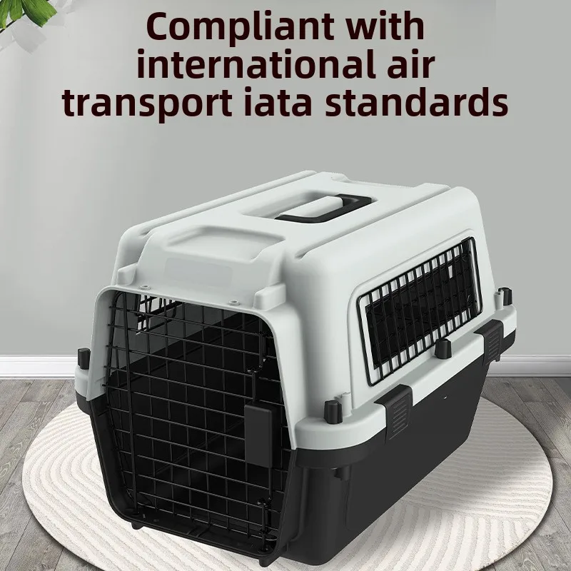 Jaula portátil para transportar aire para mascotas, caja especial de envío internacional para perros y gatos, suministros de productos para mascotas, accesorios portátiles de viaje