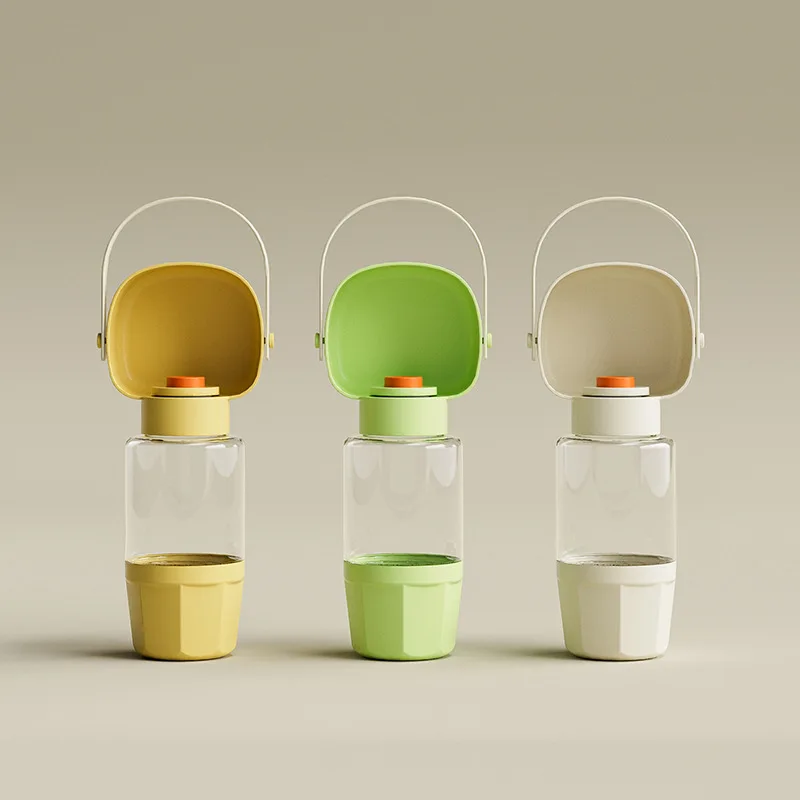 Taza de acompañamiento para perros y gatos, significativa al aire libre, otra taza para gatos y perros, alimentación Universal, agua, alimentación de mascotas resistente al calor