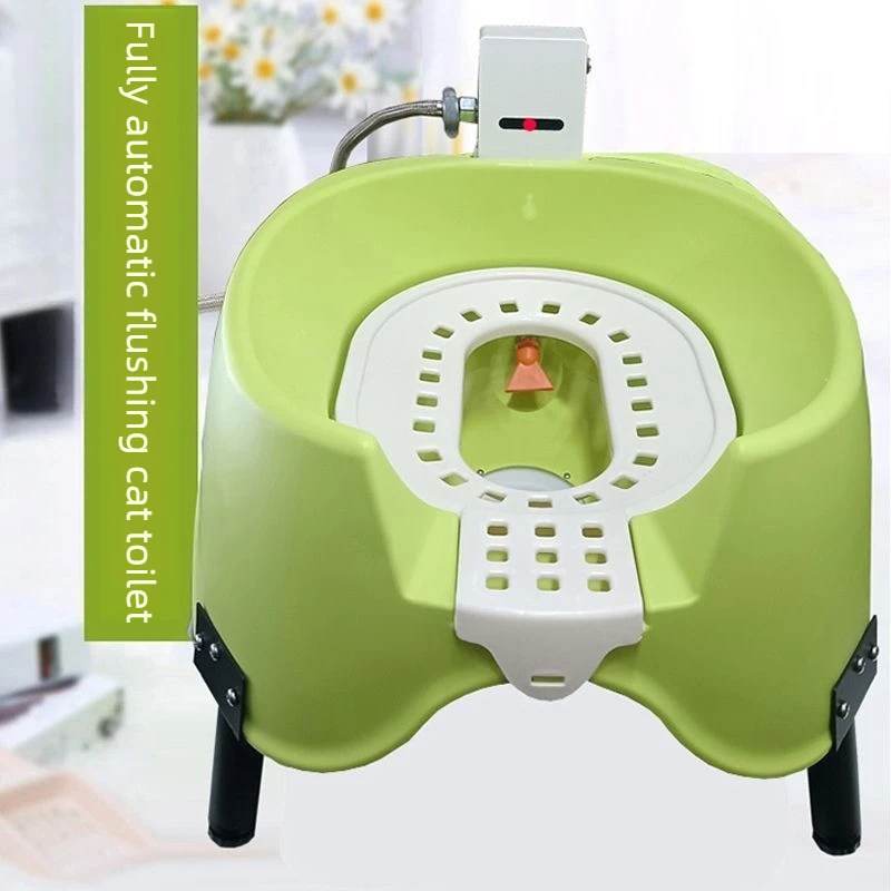 Inodoro automático para gatos con sensor infrarrojo y caja semicerrada - imagen 2