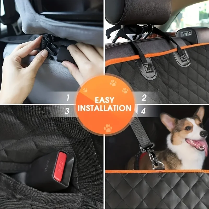 Funda de asiento para coche para perros - Hamaca impermeable - imagen 5