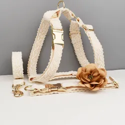 Collar lazo para perro con placa grabada - Personalizado y elegante