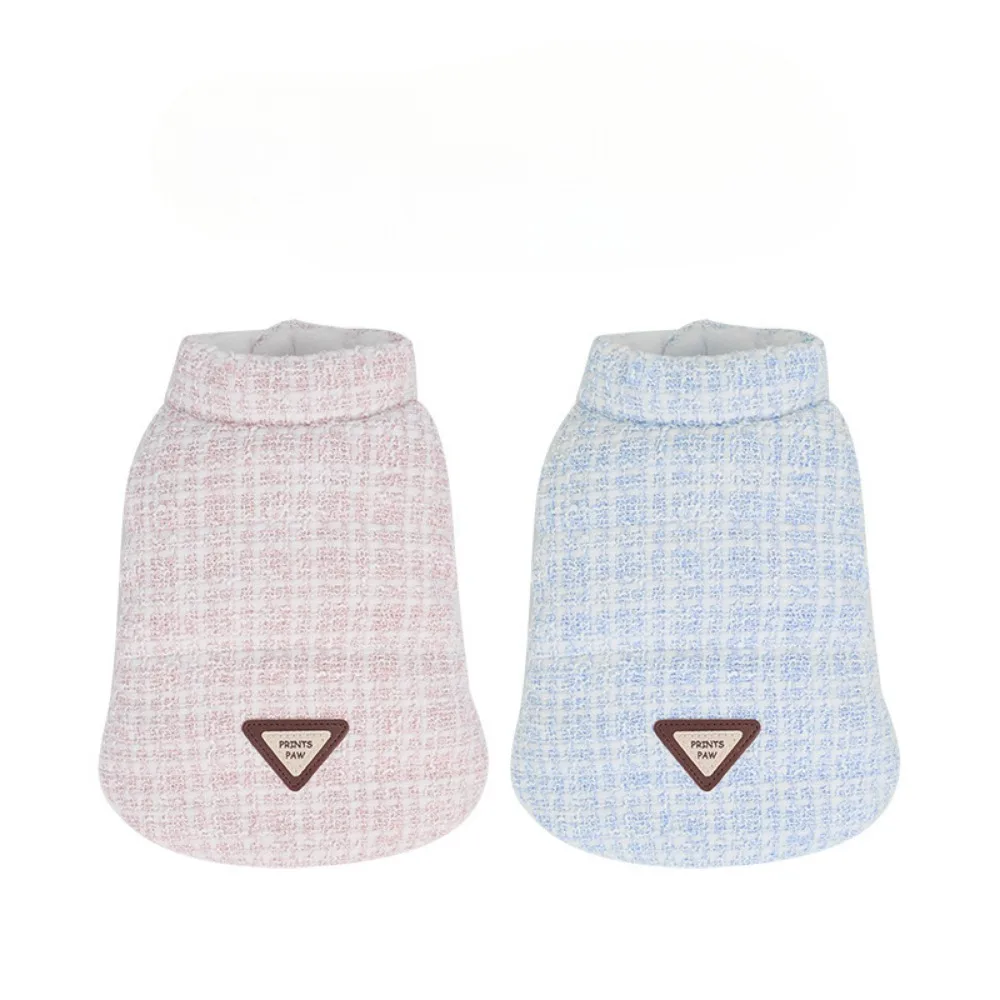 Parkas de cuello alto para perros, Otoño/Invierno, Color sólido, Schnauzer bordado, pierna de oso, ropa para mascotas para perros pequeños, ropa para cachorros - imagen 5