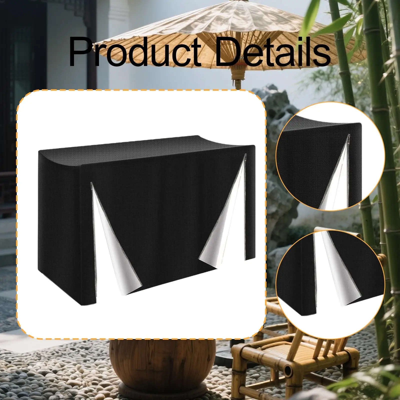 Folding Chair Rack Cover, Zipper with Drawstring, Sturdy, Folding Chair Storage Bag, Heavy Duty Waterproof Folding Chair Rack Cover, Zipper with Drawstring, Sturdy, Folding Chair Storage Bag, Heavy Duty Waterproof