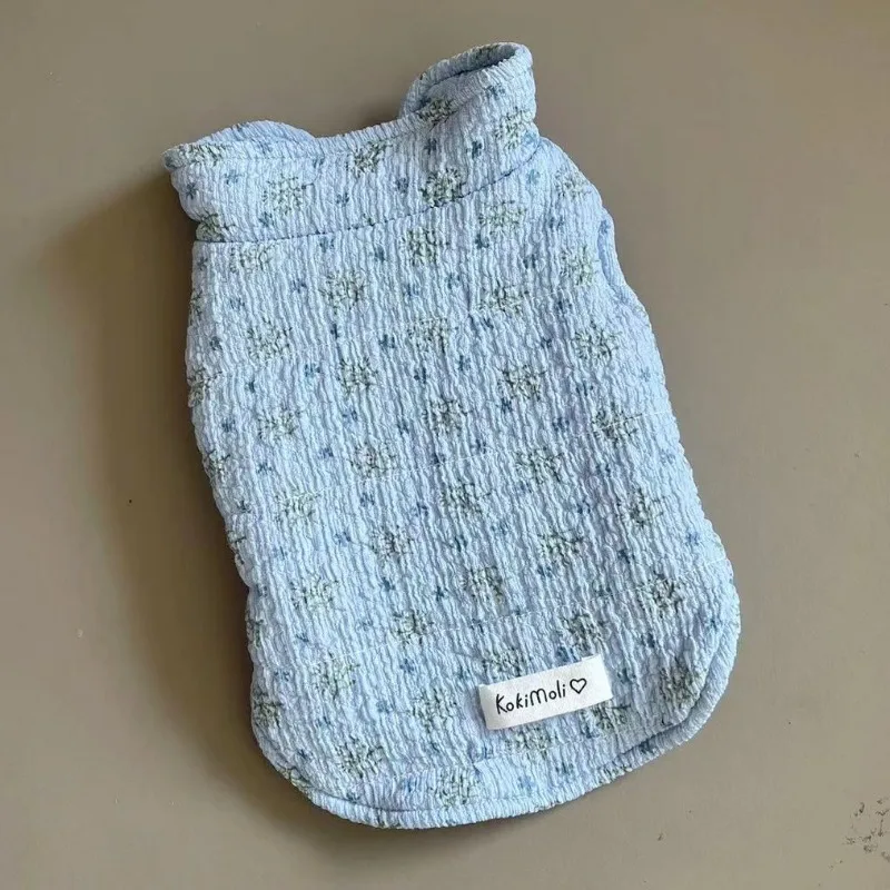 Caliente invierno mascota mono Floral lindo pantalones de calabaza pequeño perro oso de peluche traje de invierno con abrigo Floral para mascotas chaleco ropa para cachorros - imagen 3