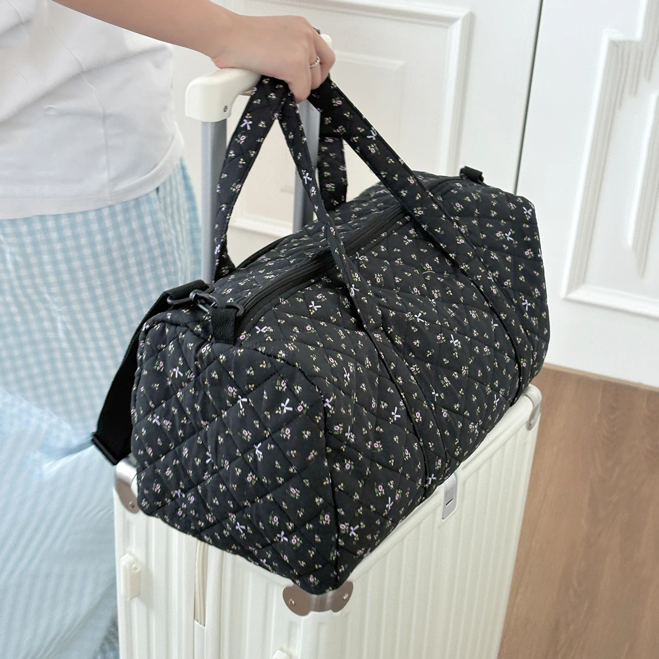 Bolso de viaje acolchado para gatos y perros - Gran capacidad floral - imagen 5